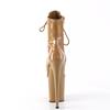 Pleaser - FLAMINGO1021 Bottes de plateforme, Pole dance chaussures - Crème Product image